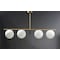 Maxim Lighting Vesper 4-Light 7.75" Wide Satin Brass / Black Linear Pendant 26036SWSBRBK - alternate 3